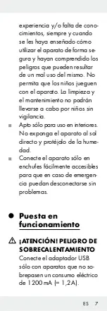 Preview for 7 page of Silvercrest Z31306A Operation And Safety Notes