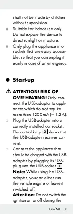 Preview for 31 page of Silvercrest Z31306A Operation And Safety Notes