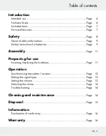 Preview for 7 page of Silvercrest Z31370A Operation And Safety Notes