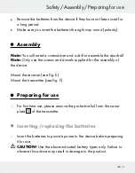 Preview for 13 page of Silvercrest Z31370A Operation And Safety Notes