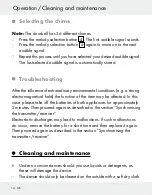 Preview for 16 page of Silvercrest Z31370A Operation And Safety Notes