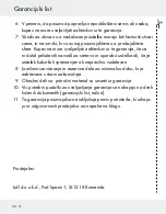 Preview for 46 page of Silvercrest Z31370A Operation And Safety Notes