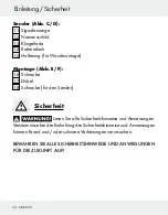 Preview for 76 page of Silvercrest Z31370A Operation And Safety Notes