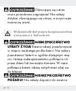 Предварительный просмотр 22 страницы Silvercrest Z31437 Operation And Safety Notes