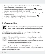 Предварительный просмотр 38 страницы Silvercrest Z31437 Operation And Safety Notes