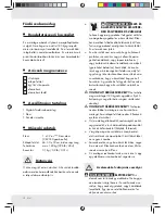 Предварительный просмотр 12 страницы Silvercrest Z31439A Operation And Safety Notes