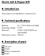 Preview for 4 page of Silvercrest Z31625 User Manual