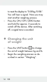 Предварительный просмотр 14 страницы Silvercrest Z31894 Operation And Safety Notes