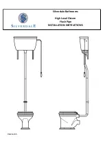 Preview for 1 page of Silverdale BALASANI High Level Toilet Installation Instructions Manual