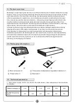 Preview for 4 page of SilverFox F-825 Operating Manual