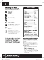 Preview for 16 page of Silverline 101389 Manual