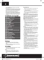 Preview for 13 page of Silverline 102377 Operating Instructions Manual