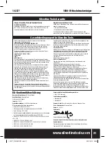 Preview for 22 page of Silverline 102377 Operating Instructions Manual