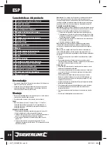 Preview for 25 page of Silverline 102377 Operating Instructions Manual