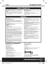 Preview for 28 page of Silverline 102377 Operating Instructions Manual