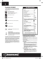 Preview for 29 page of Silverline 102377 Operating Instructions Manual