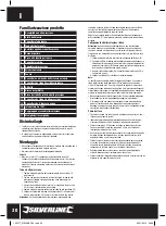 Preview for 31 page of Silverline 102377 Operating Instructions Manual