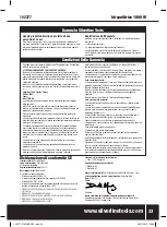 Предварительный просмотр 34 страницы Silverline 102377 Operating Instructions Manual