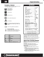 Preview for 4 page of Silverline 102580 Original Instructions Manual