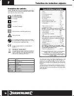 Предварительный просмотр 10 страницы Silverline 102580 Original Instructions Manual