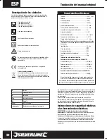 Предварительный просмотр 22 страницы Silverline 102580 Original Instructions Manual