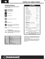 Preview for 34 page of Silverline 102580 Original Instructions Manual