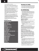 Preview for 18 page of Silverline 103597 Manual