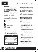 Preview for 12 page of Silverline 123456 Manual