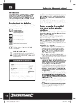 Preview for 16 page of Silverline 123456 Manual