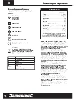 Preview for 17 page of Silverline 124445 Manual