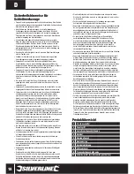 Preview for 19 page of Silverline 124445 Manual