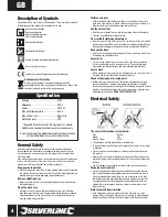 Предварительный просмотр 5 страницы Silverline 127655 Instructions Manual