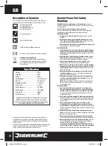 Preview for 5 page of Silverline 128965 Instruction Manual