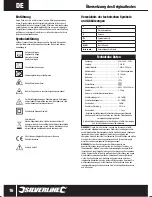 Preview for 16 page of Silverline 129659 Manual