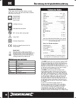 Preview for 16 page of Silverline 129901 Manual