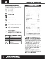 Preview for 22 page of Silverline 129901 Manual