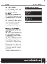 Preview for 5 page of Silverline 1400W Pressure Washer Manual