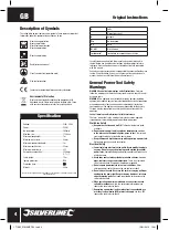 Preview for 4 page of Silverline 171682 Original Instructions Manual