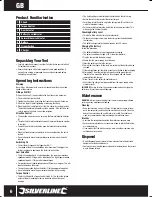 Preview for 6 page of Silverline 18V User Manual