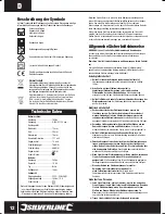 Preview for 12 page of Silverline 18V User Manual