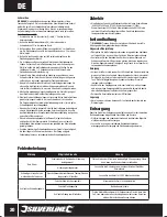 Preview for 20 page of Silverline 200A MMA Inverter Arc Welder Kit Original Instructions Manual