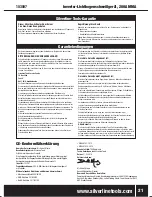 Preview for 21 page of Silverline 200A MMA Inverter Arc Welder Kit Original Instructions Manual