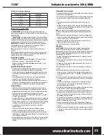 Preview for 25 page of Silverline 200A MMA Inverter Arc Welder Kit Original Instructions Manual