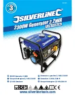 Silverline 2300W Generator 2.2kV Manual предпросмотр