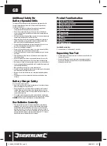 Preview for 6 page of Silverline 235896 Manual