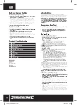 Preview for 6 page of Silverline 236096 Manual