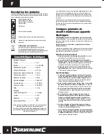 Preview for 8 page of Silverline 240361 Instructions Manual