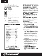 Preview for 12 page of Silverline 240361 Instructions Manual