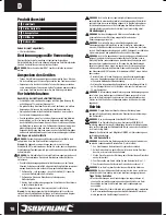 Preview for 18 page of Silverline 243009 Manual