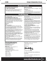 Preview for 21 page of Silverline 243009 Manual